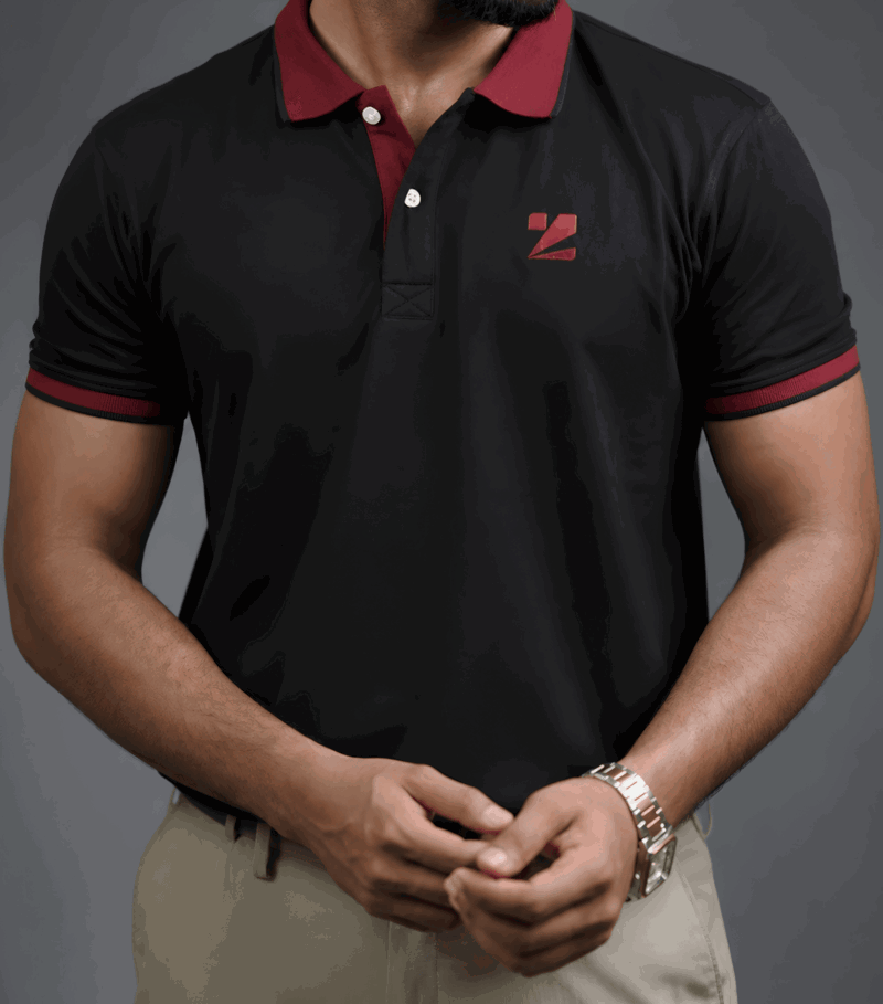 Polo-PK-Cotton black image 1