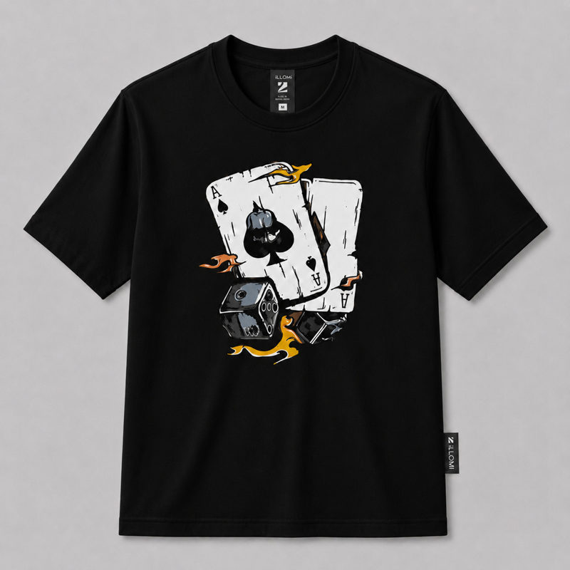 Ace of Spades T-Shirt Black image 1