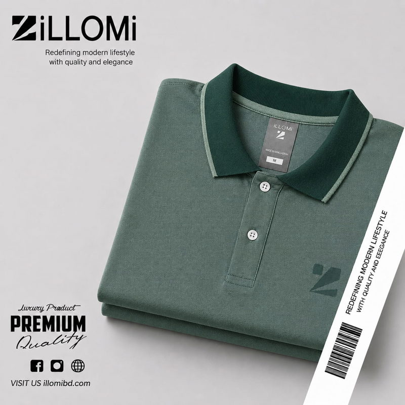 Polo-PK-Cotton Light Green image 4