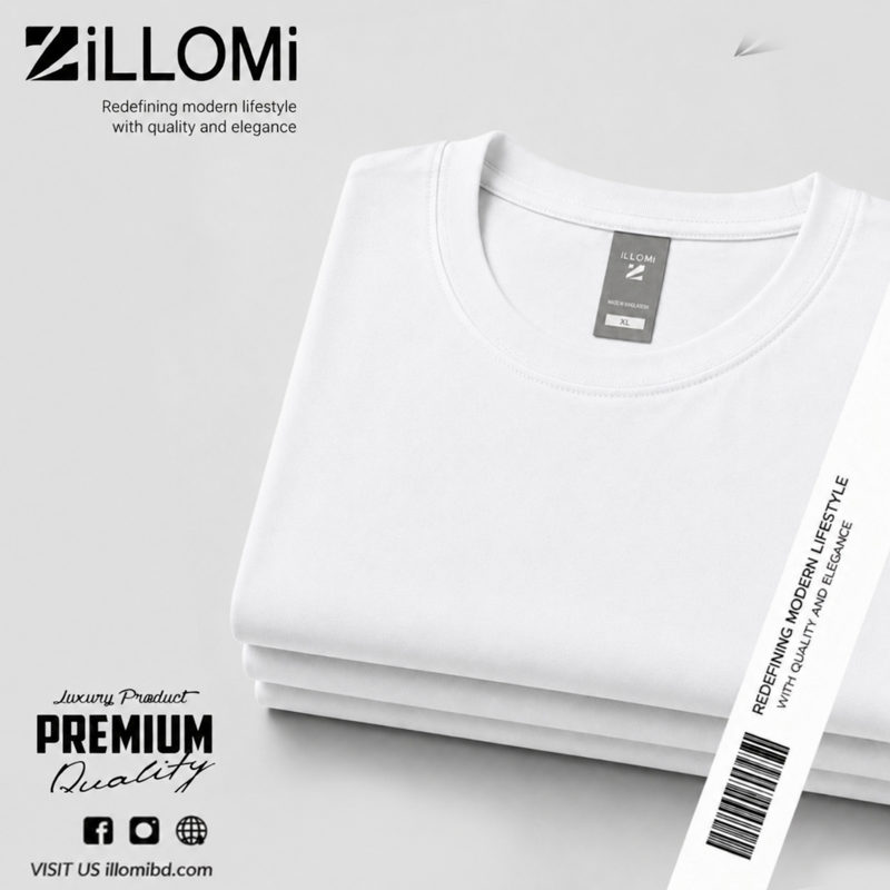 Solid-T-shirt-Cotton-White image 4