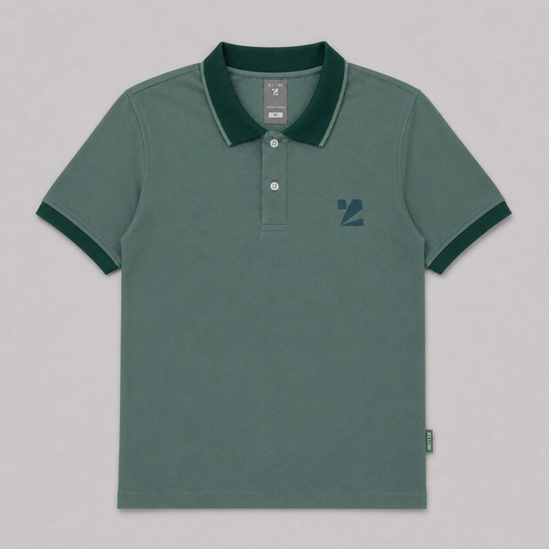 Polo-PK-Cotton Light Green image 2