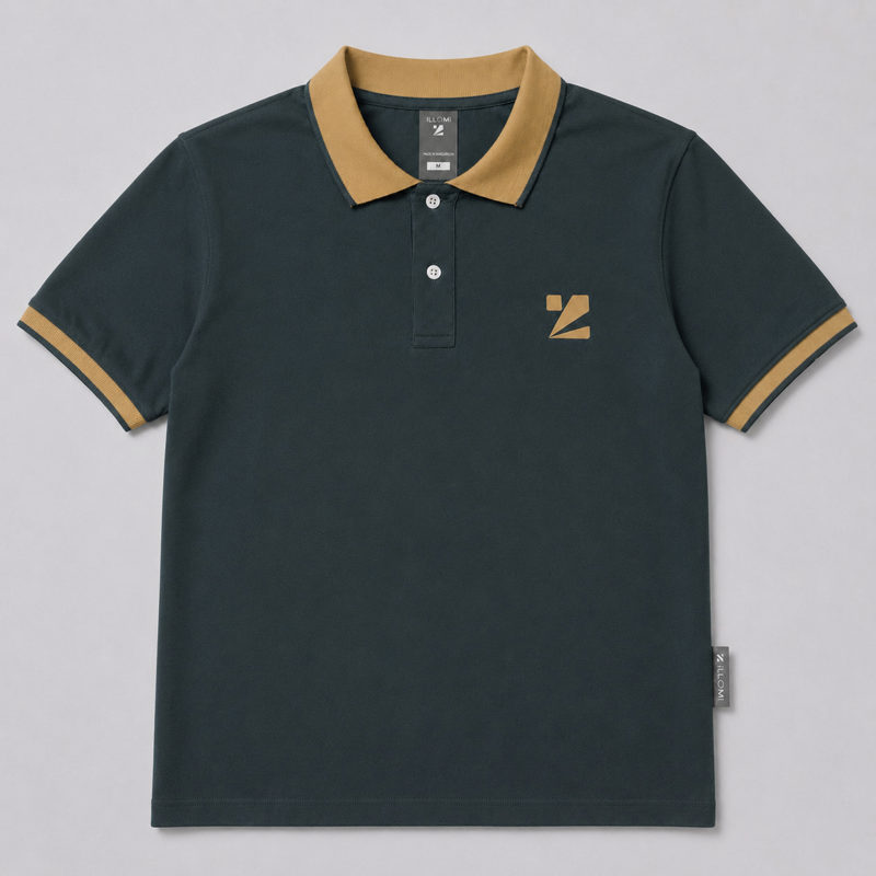 Polo-PK-Cotton Olive Green image 2